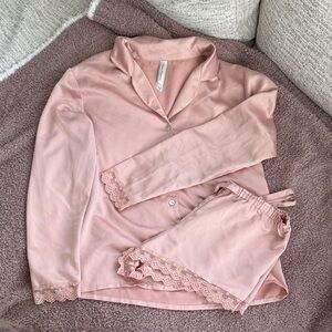 Flora Nikrooz Blush Lace Pajama Set